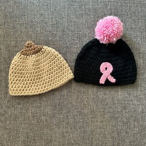 Infant Breast Cancer Awareness Beanies (6-12mo.)